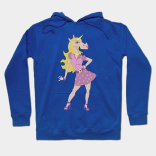 Fashionably Late Unicorn Hoodie